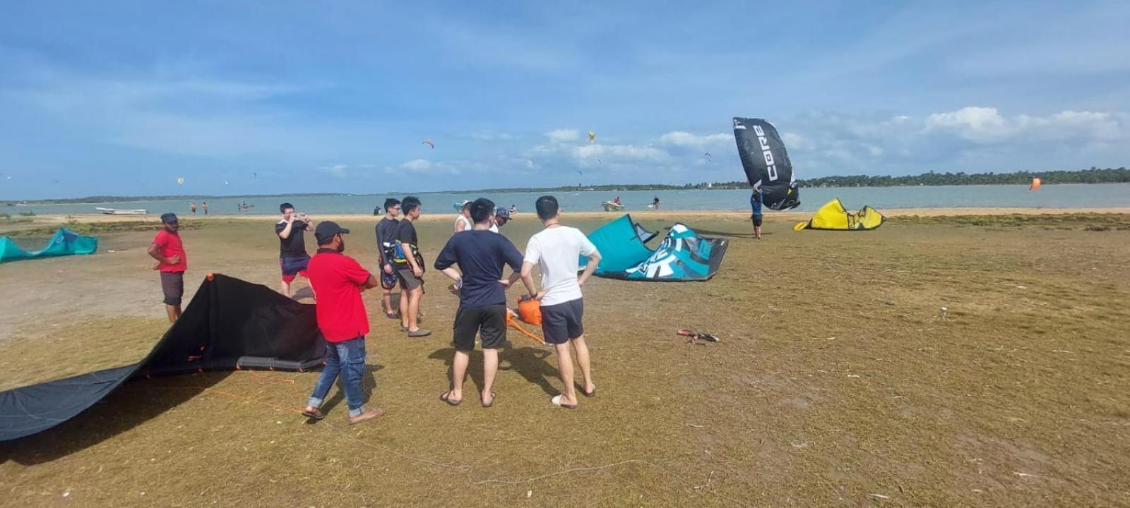 Blue Waves Kite Surfing Beach Resort Kalpitiya Ngoại thất bức ảnh